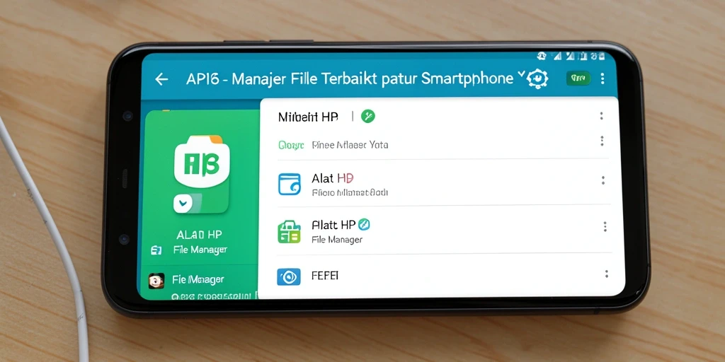 Tampilan antarmuka yang intuitif dari API36, memudahkan pengelolaan file.