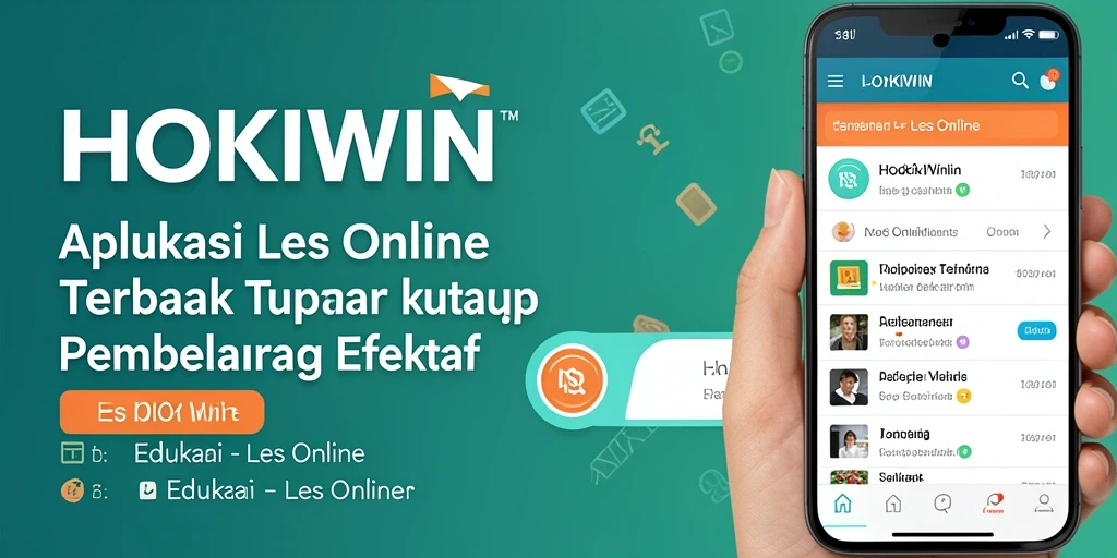 Antarmuka HOKIWIN yang menarik dan fungsional untuk Les Online.
