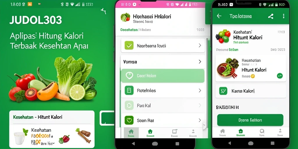 Antarmuka pengguna JUDOL303 untuk menghitung kalori dengan mudah.