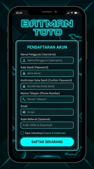 Panduan Registrasi Akun batmantoto untuk Pengguna Android